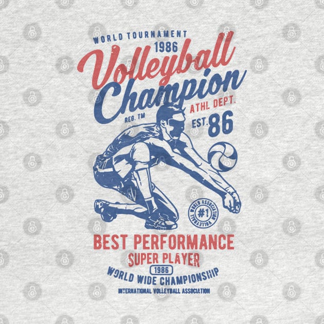 Volleyball Champion 86 by JakeRhodes